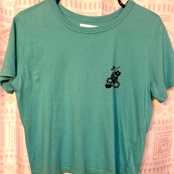 💫RVCA Women’s short Sleeve Crop T-Shirt - Picture 2 of 6